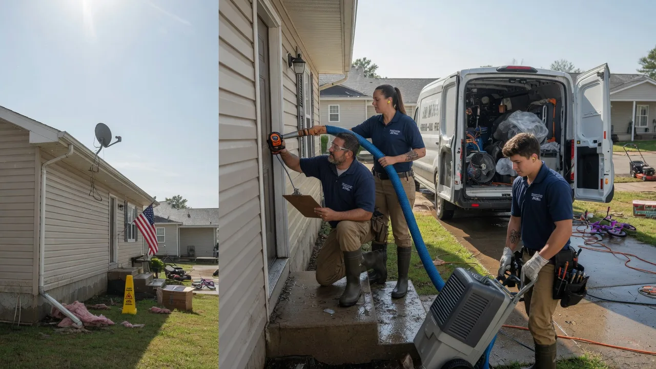 Ceiling Water Damage Restoration in Angier, NC near me